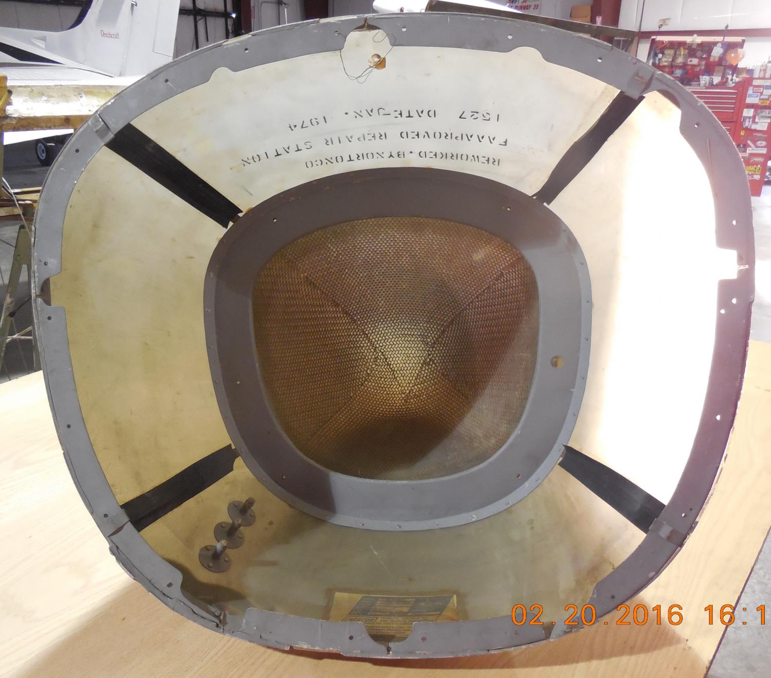 PIPER NAVAJO PN2031X NOSE BOWL RADOME ASSEMBLY (NEW) 